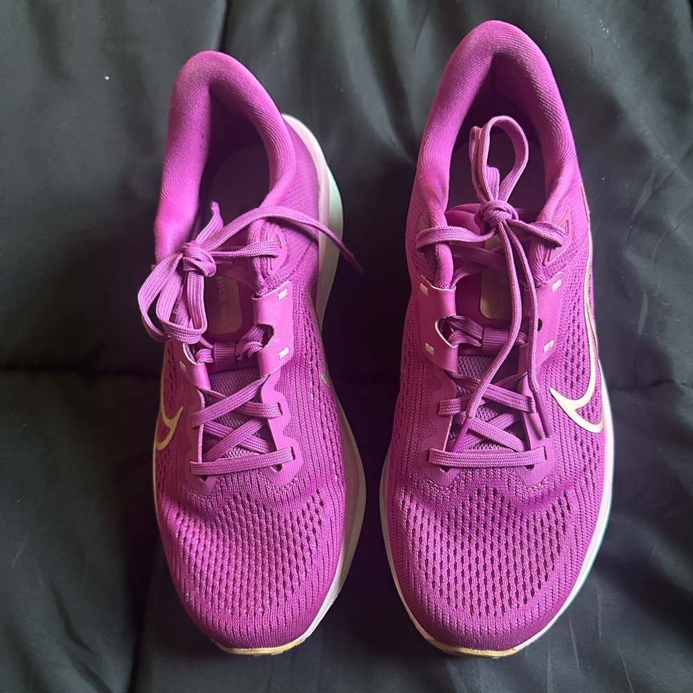 Nike Women’s Athletic Running Shoes - Magenta with White Swoosh